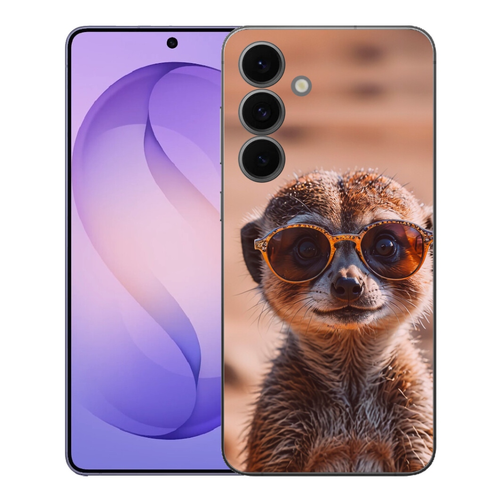 Gelový kryt mmCase na Samsung Galaxy S26 FE - stylová surikata
