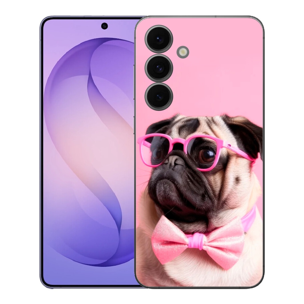 Gelový kryt mmCase na Samsung Galaxy S26 FE - stylový mops