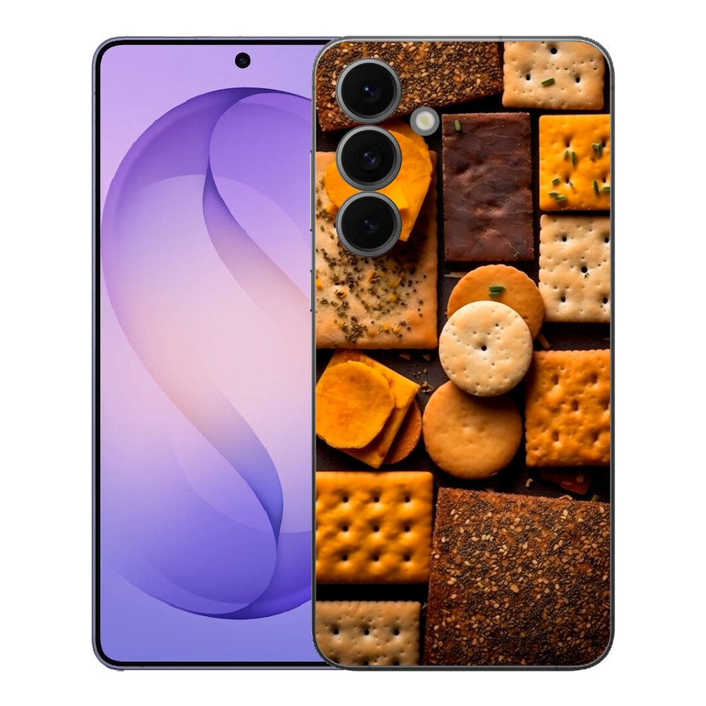 Gelový kryt mmCase na Samsung Galaxy S26 FE - sušenky