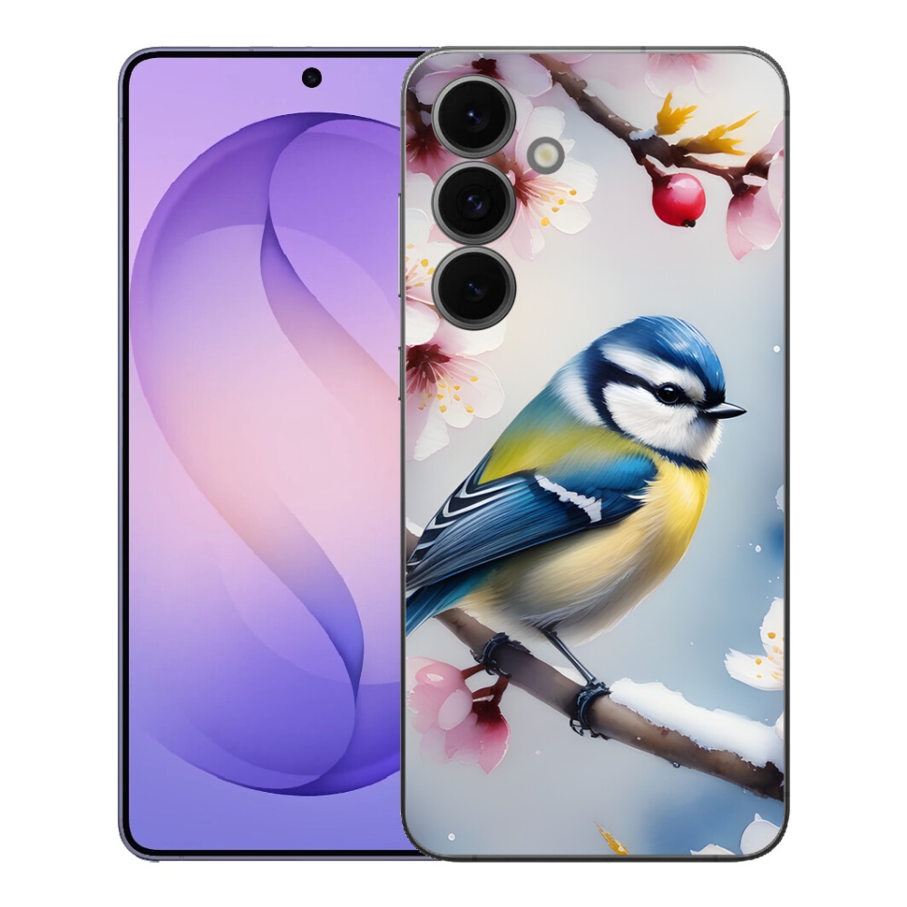 Gelový kryt mmCase na Samsung Galaxy S26 FE - sýkorka