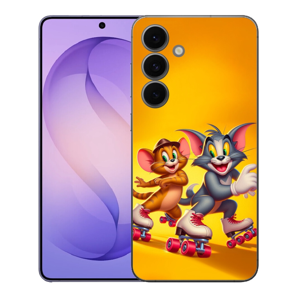 Gelový kryt mmCase na Samsung Galaxy S26 FE - tom a jerry