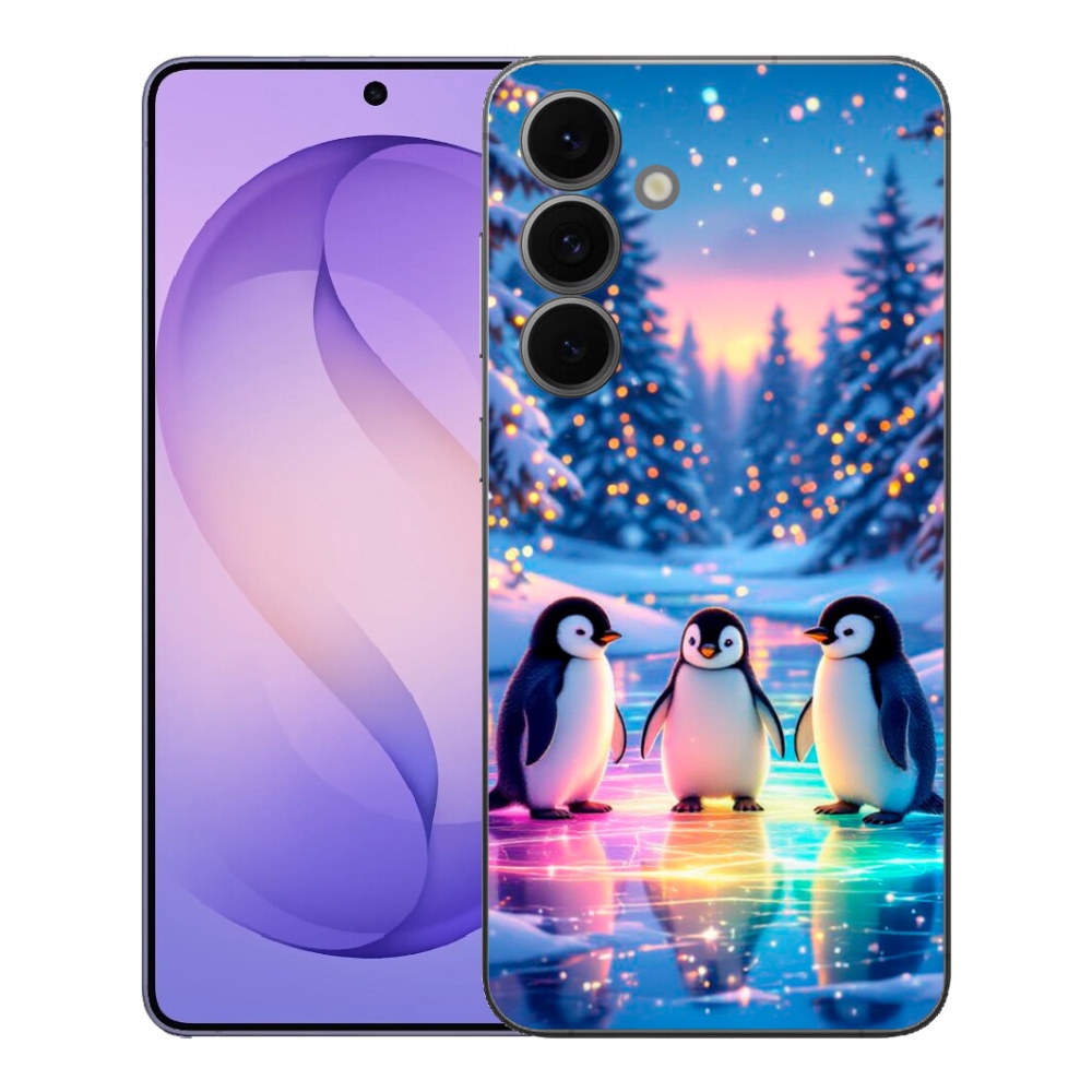 Gelový kryt mmCase na Samsung Galaxy S26 FE - tučnáci