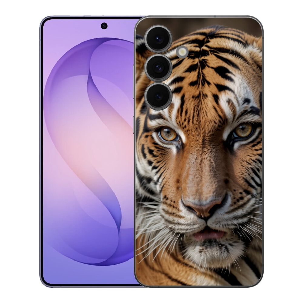 Gelový kryt mmCase na Samsung Galaxy S26 FE - tygří pohled