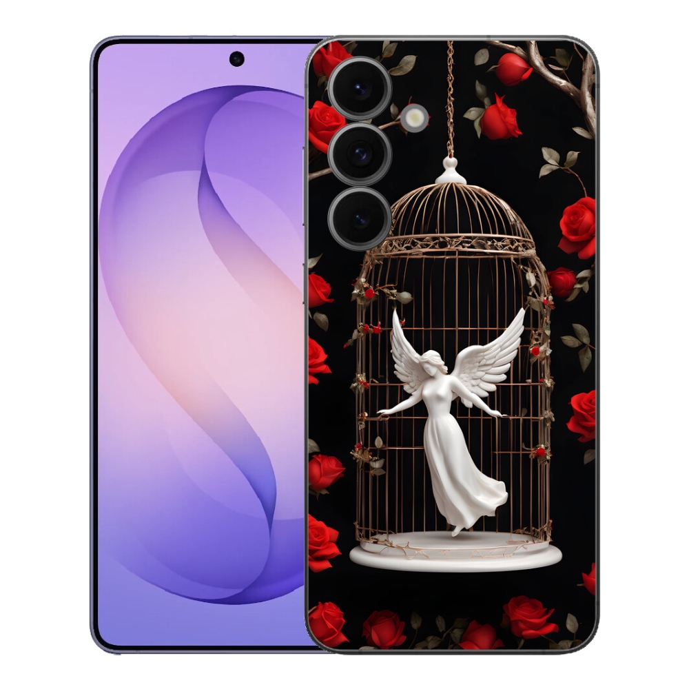 Gelový kryt mmCase na Samsung Galaxy S26 FE - uvězněný anděl