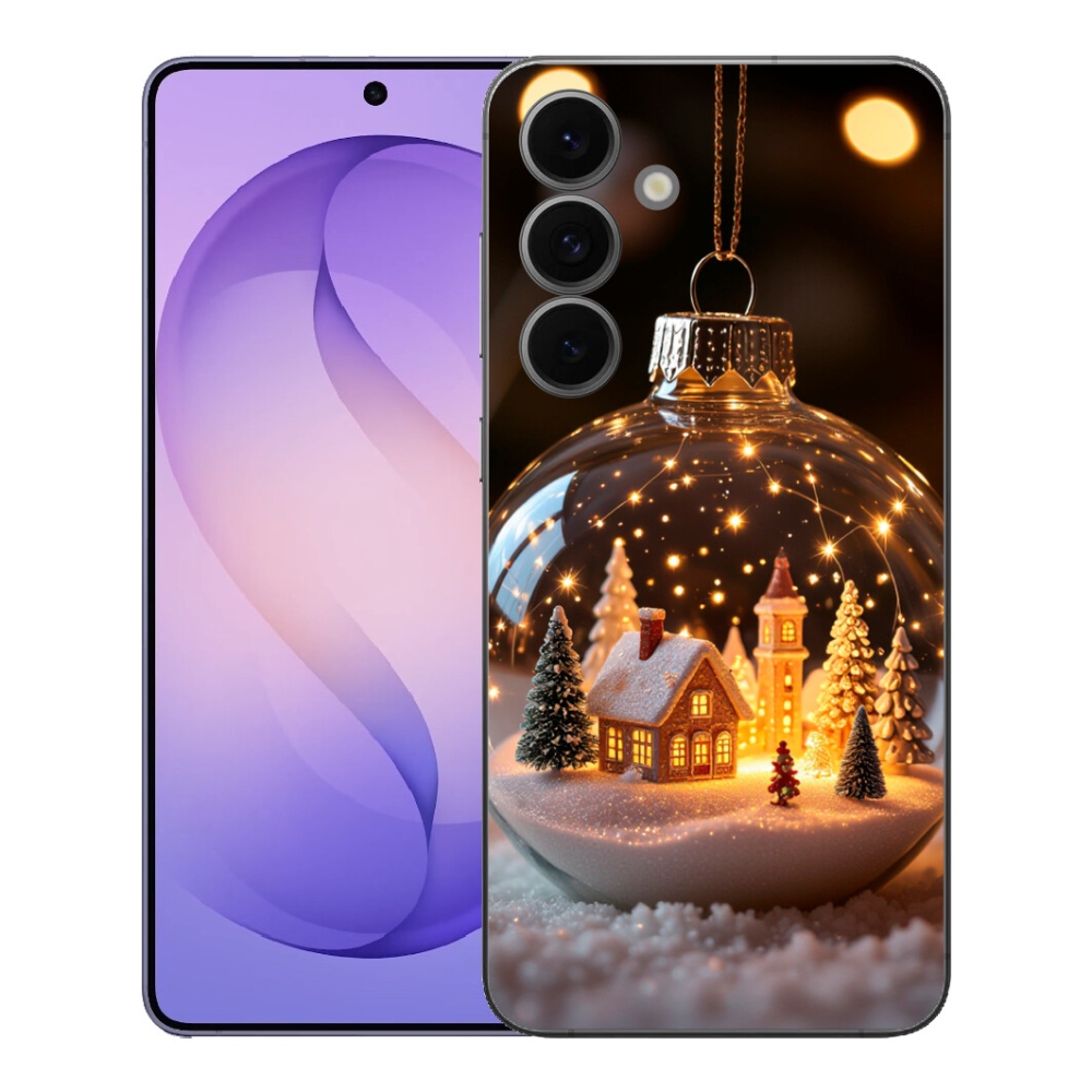 Gelový kryt mmCase na Samsung Galaxy S26 FE - vánoční koule 3
