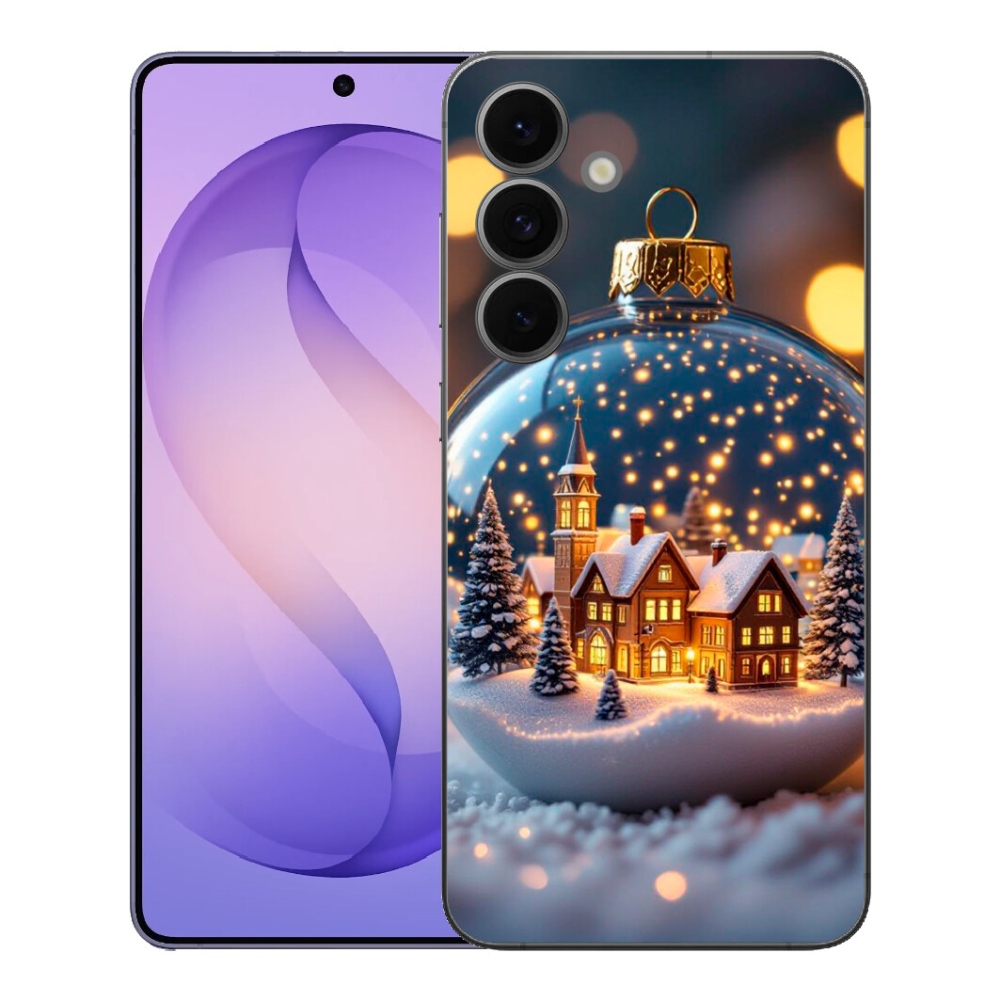 Gelový kryt mmCase na Samsung Galaxy S26 FE - vánoční koule 4