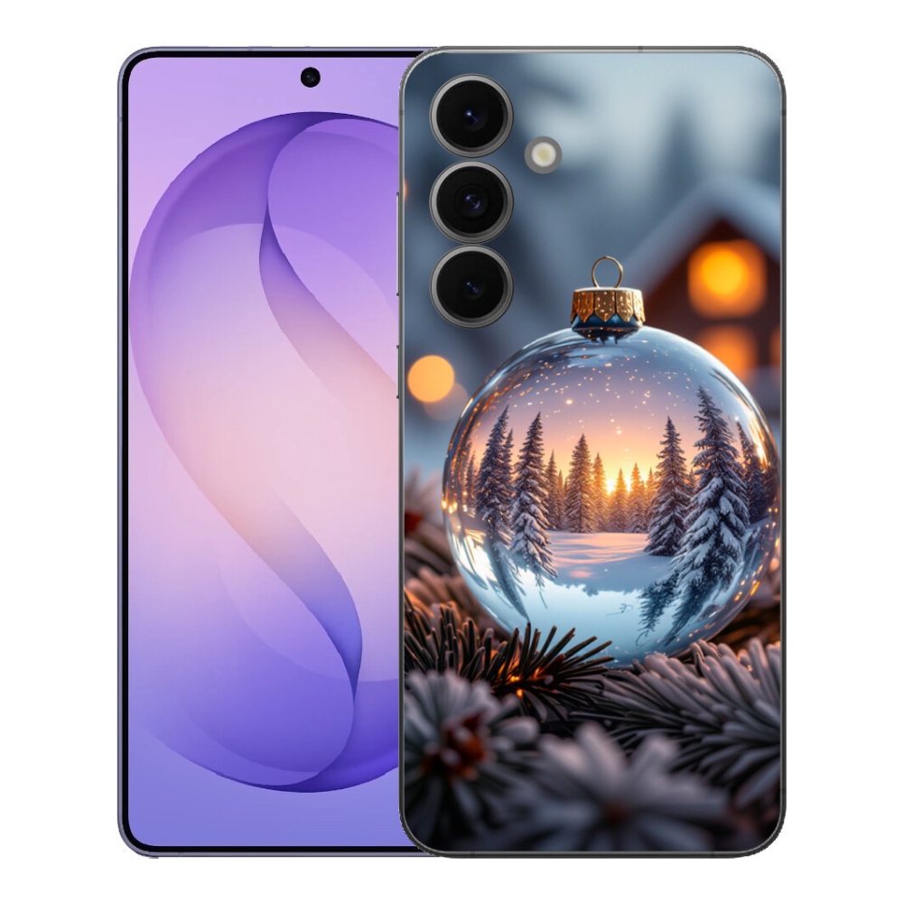 Gelový kryt mmCase na Samsung Galaxy S26 FE - vánoční ozdoba