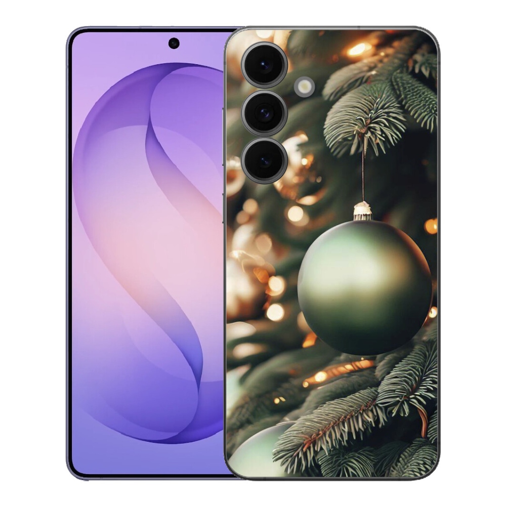 Gelový kryt mmCase na Samsung Galaxy S26 FE - vánoční ozdoby 1