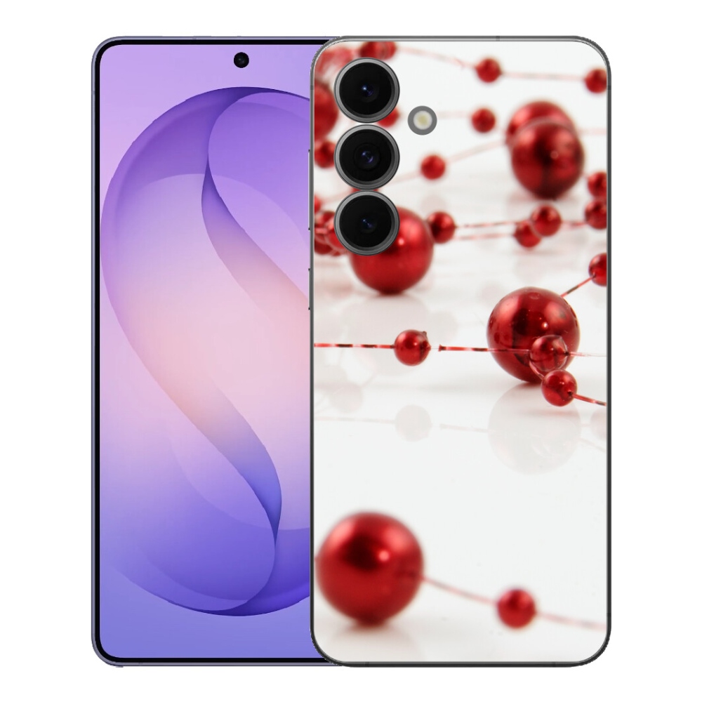 Gelový kryt mmCase na Samsung Galaxy S26 FE - vánoční řetěz