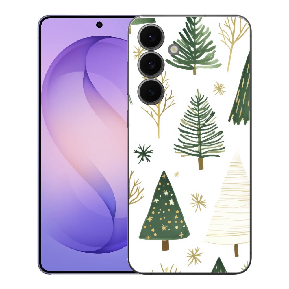 Gelový kryt mmCase na Samsung Galaxy S26 FE - vánoční stromečky 2