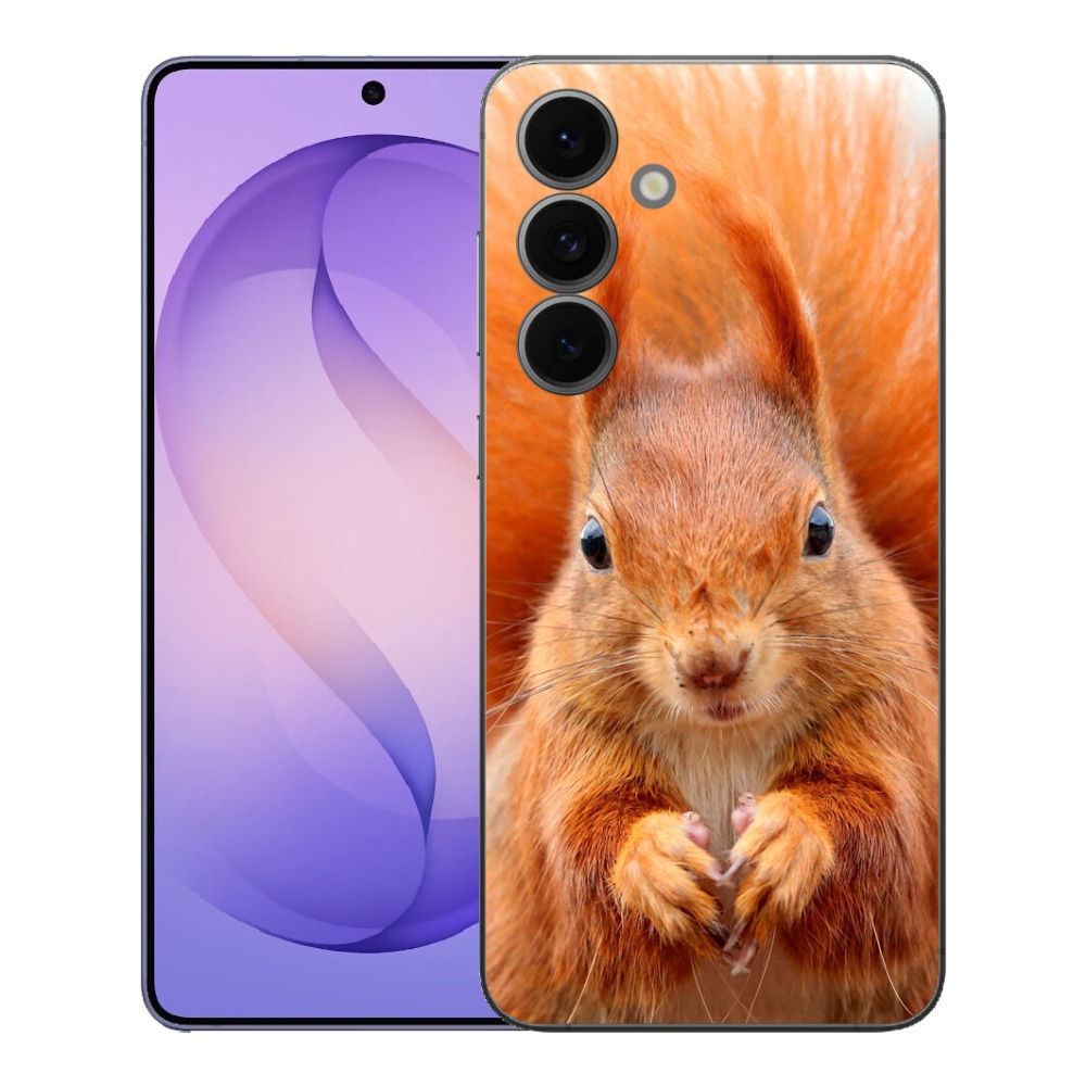 Gelový kryt mmCase na Samsung Galaxy S26 FE - veverka