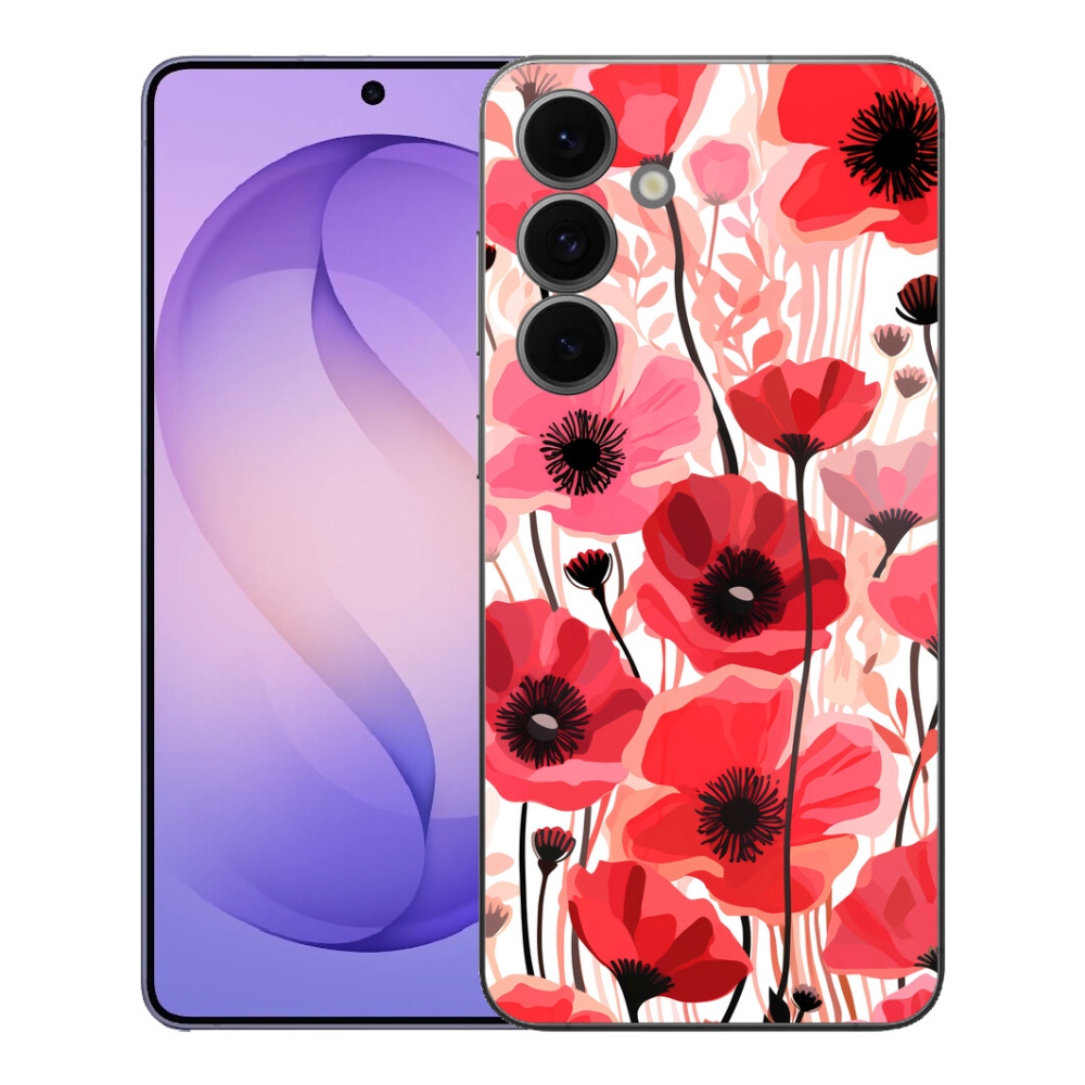 Gelový kryt mmCase na Samsung Galaxy S26 FE - vlčí mák 1