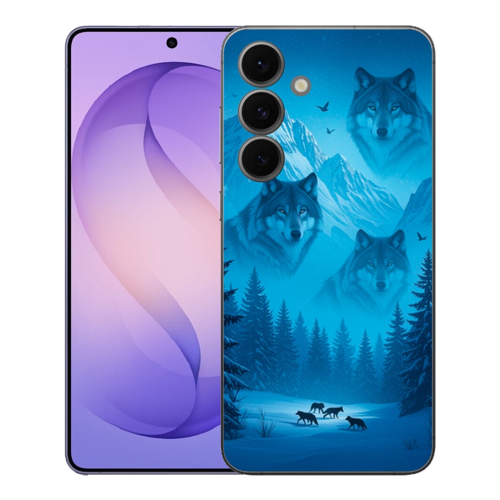 Gelový kryt mmCase na Samsung Galaxy S26 FE - vlčí smečka