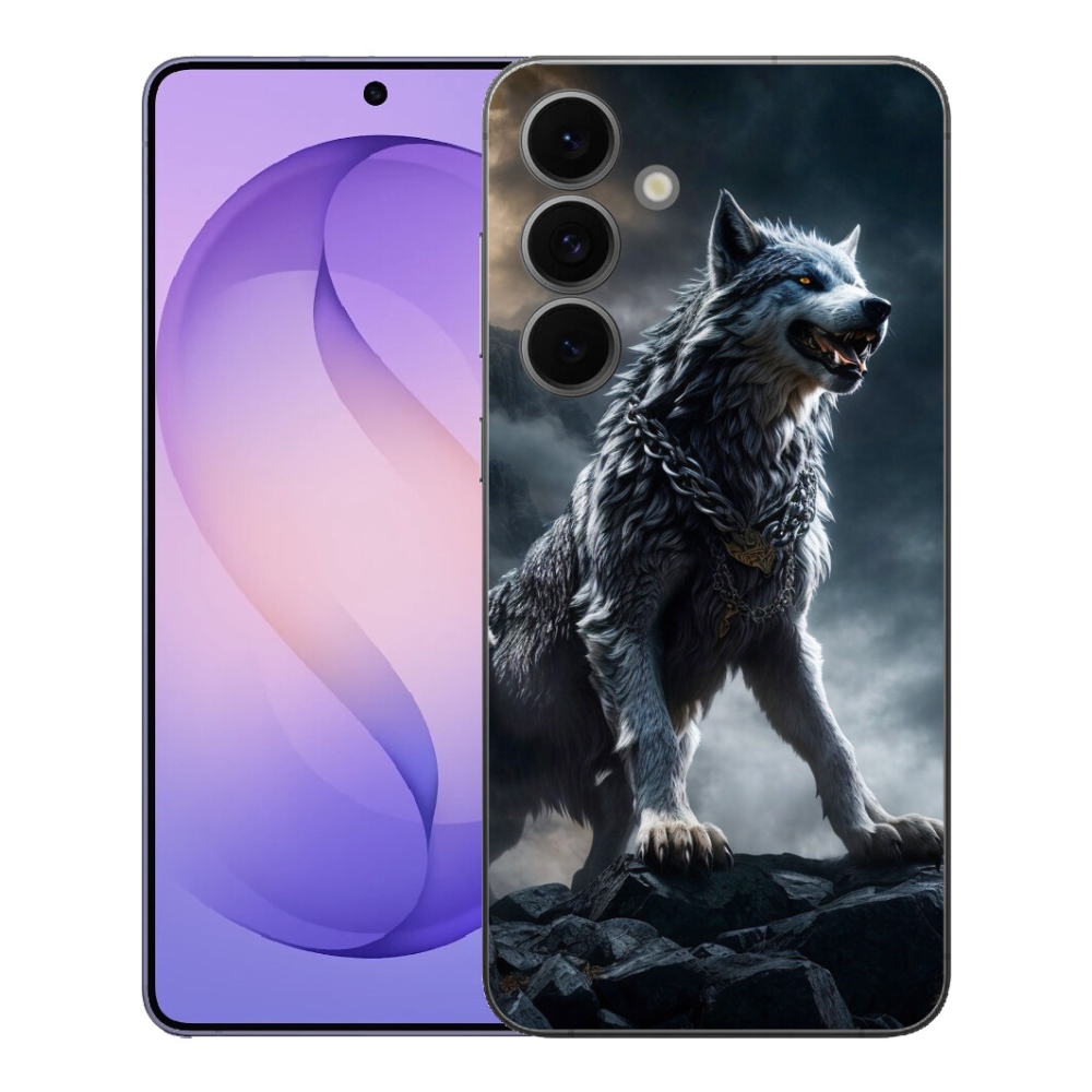 Gelový kryt mmCase na Samsung Galaxy S26 FE - vlk 1