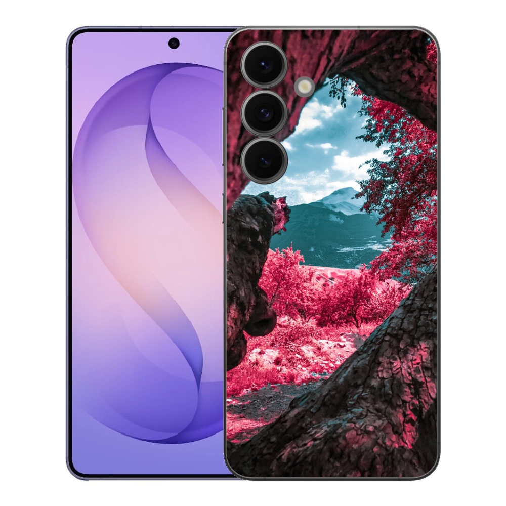 Gelový kryt mmCase na Samsung Galaxy S26 FE - výhled na hory