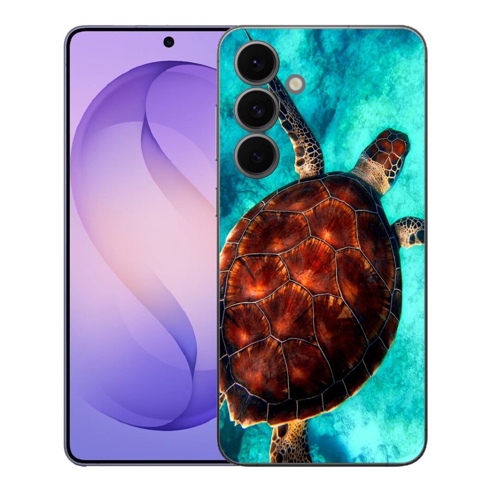 Gelový kryt mmCase na Samsung Galaxy S26 FE - želva