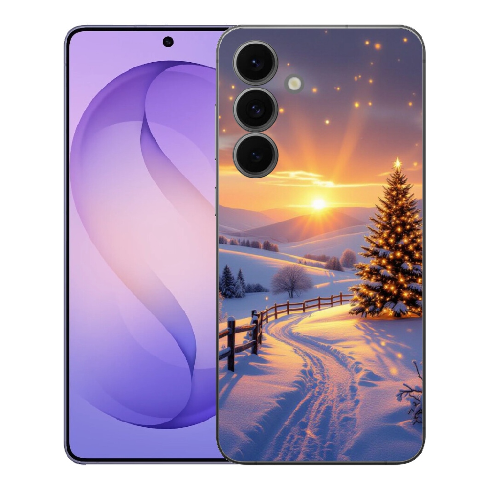 Gelový kryt mmCase na Samsung Galaxy S26 FE - zimní krajina