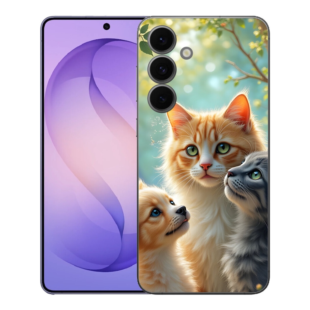 Gelový kryt mmCase na Samsung Galaxy S26 FE - zvířecí přátelství 2