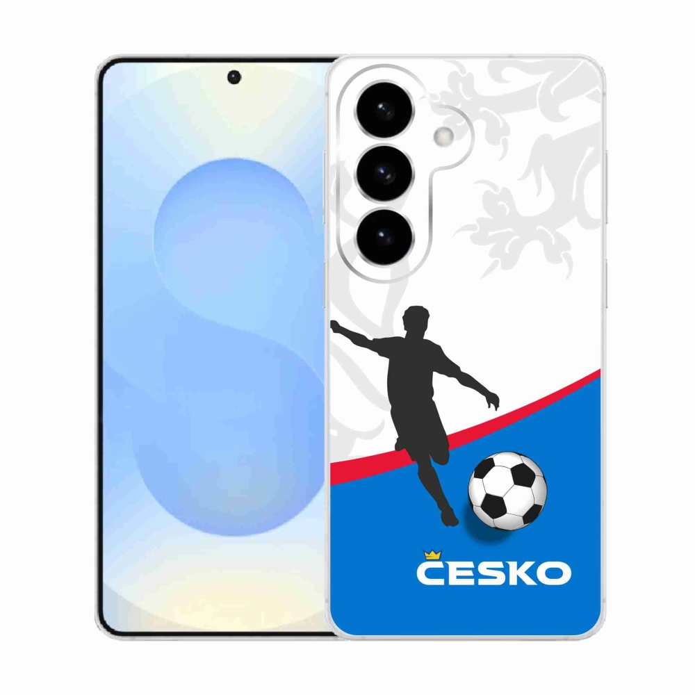 Gelový kryt mmCase na Samsung Galaxy S26  - fotbal Česko 1