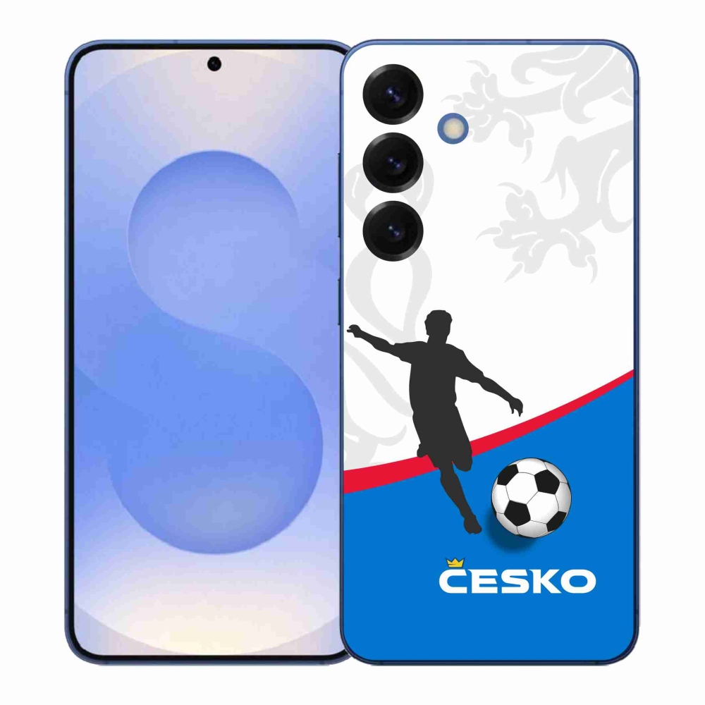 Gelový kryt mmCase na Samsung Galaxy S26+ - fotbal Česko 1