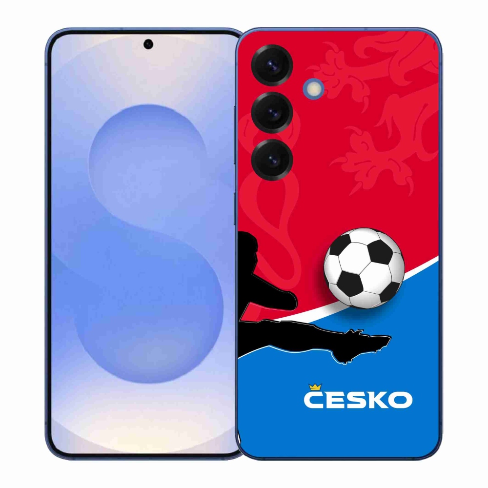 Gelový kryt mmCase na Samsung Galaxy S26+ - fotbal Česko 2