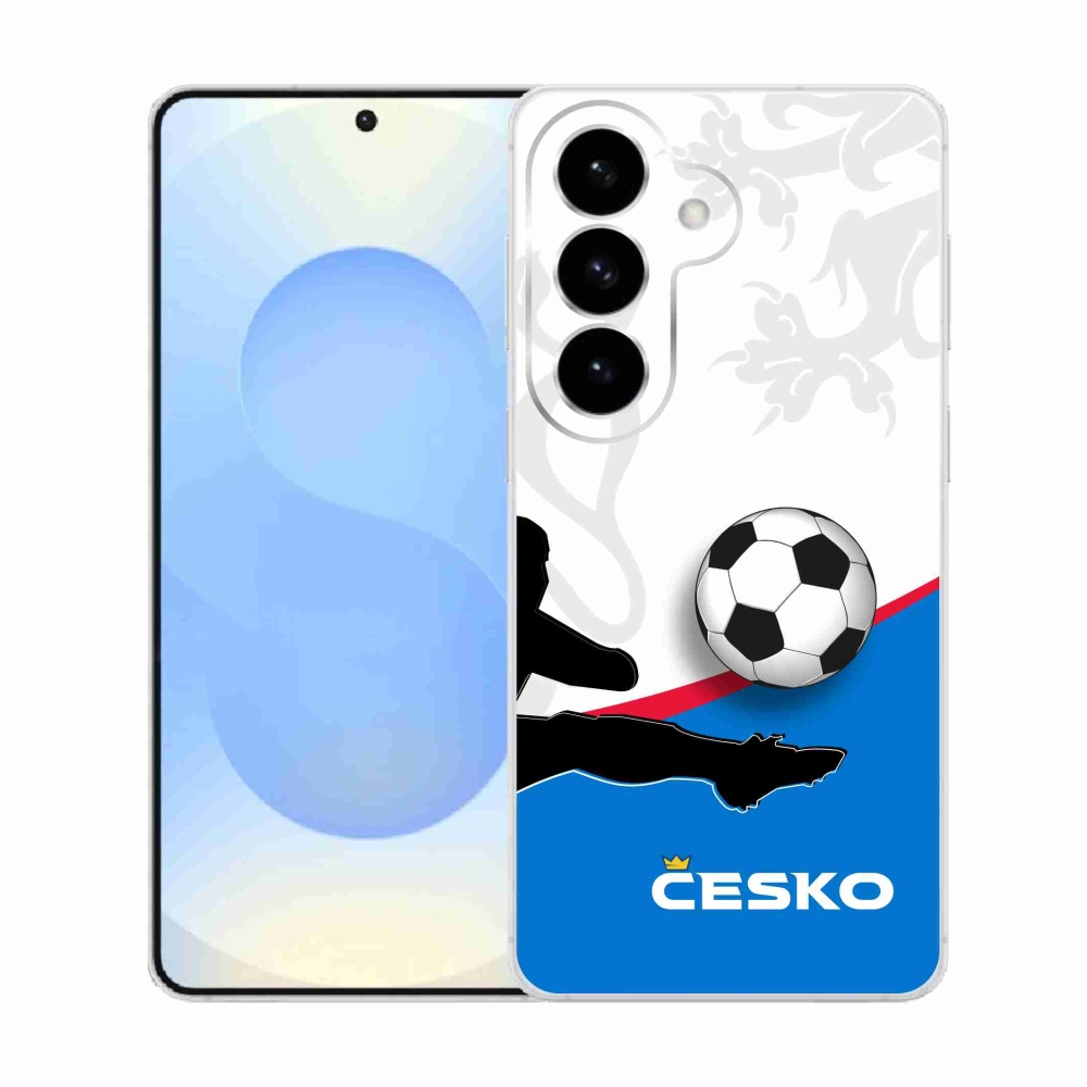 Gelový kryt mmCase na Samsung Galaxy S26  - fotbal Česko 3