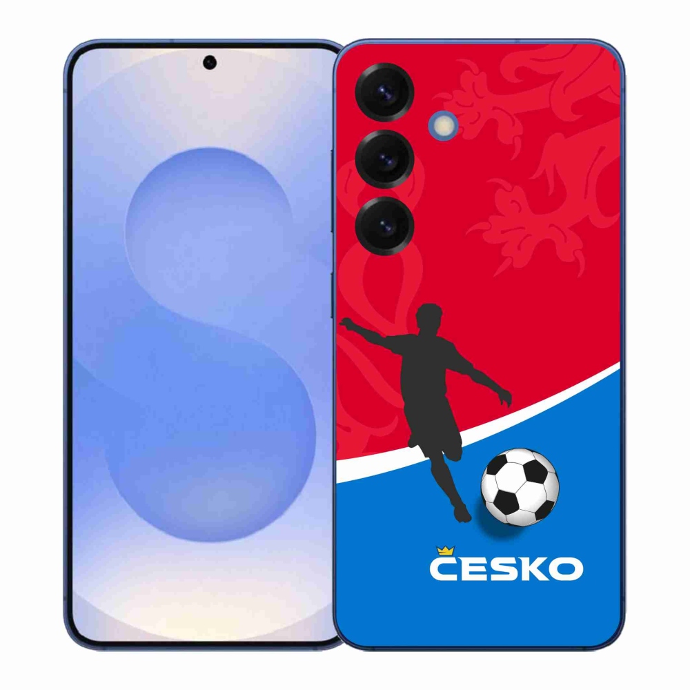 Gelový kryt mmCase na Samsung Galaxy S26+ - fotbal Česko