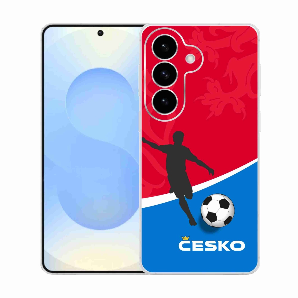 Gelový kryt mmCase na Samsung Galaxy S26  - fotbal Česko