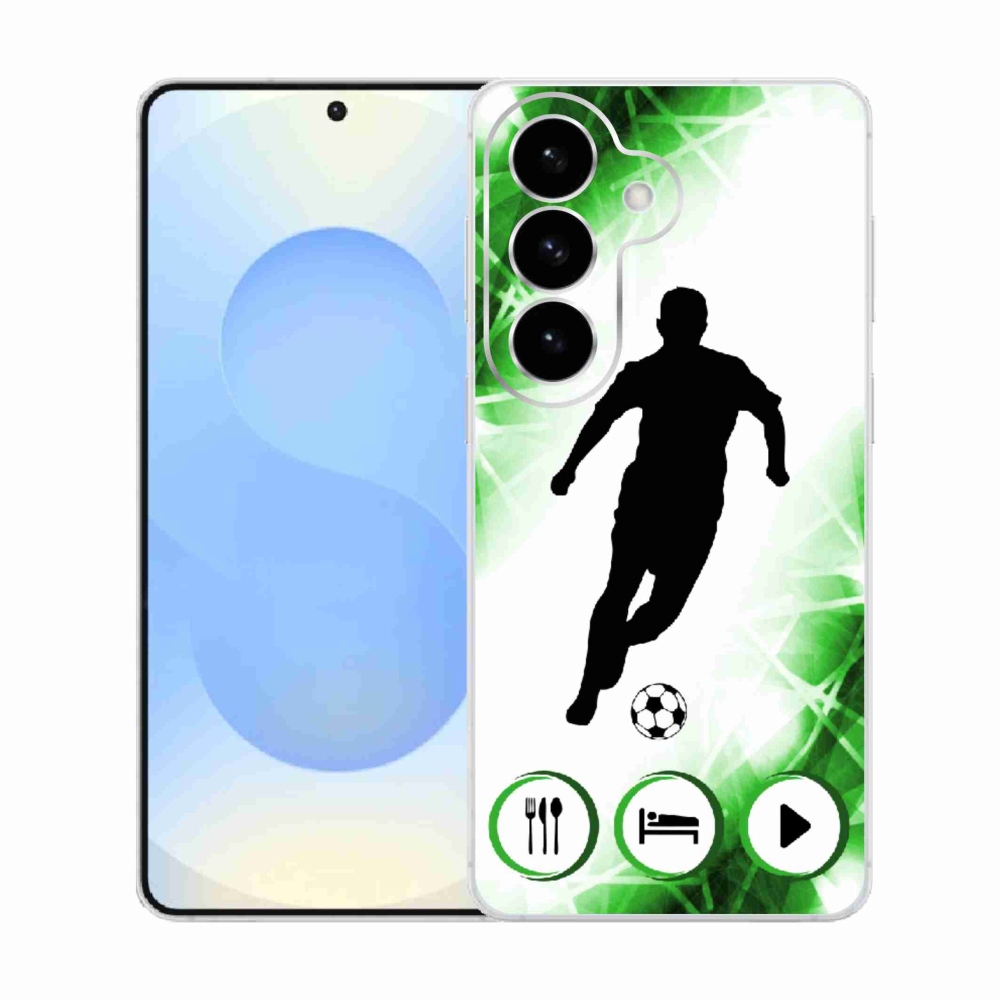 Gelový kryt mmCase na Samsung Galaxy S26  - fotbalista