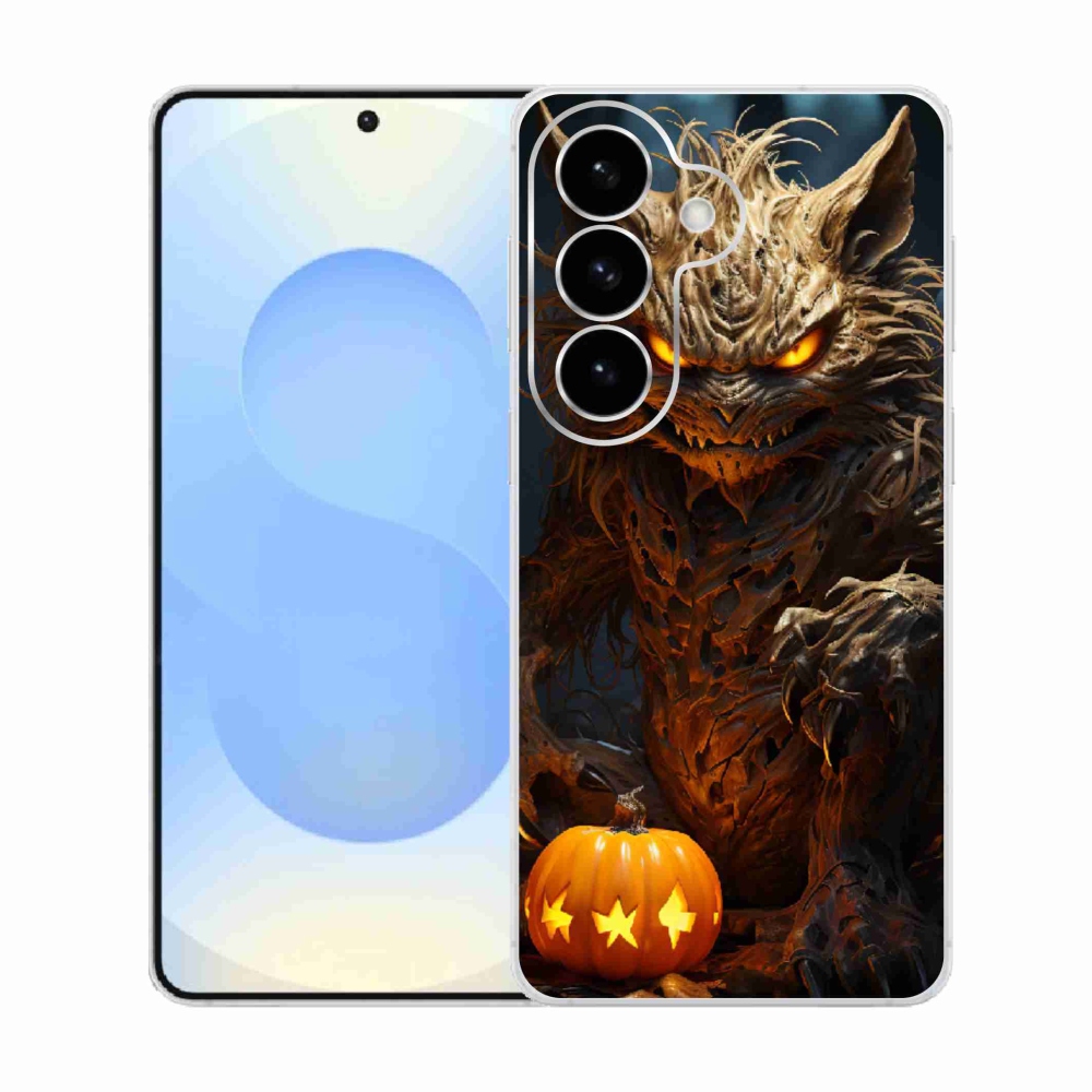 Gelový kryt mmCase na Samsung Galaxy S26  - halloweenská příšera