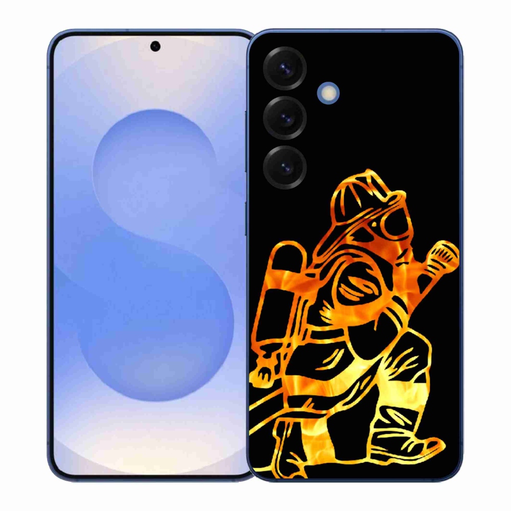 Gelový kryt mmCase na Samsung Galaxy S26+ - hasič 1