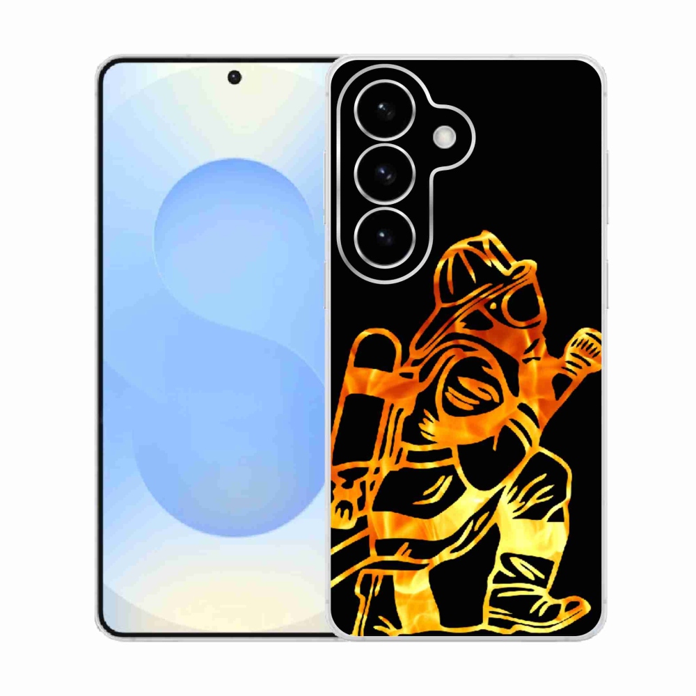 Gelový kryt mmCase na Samsung Galaxy S26  - hasič 1