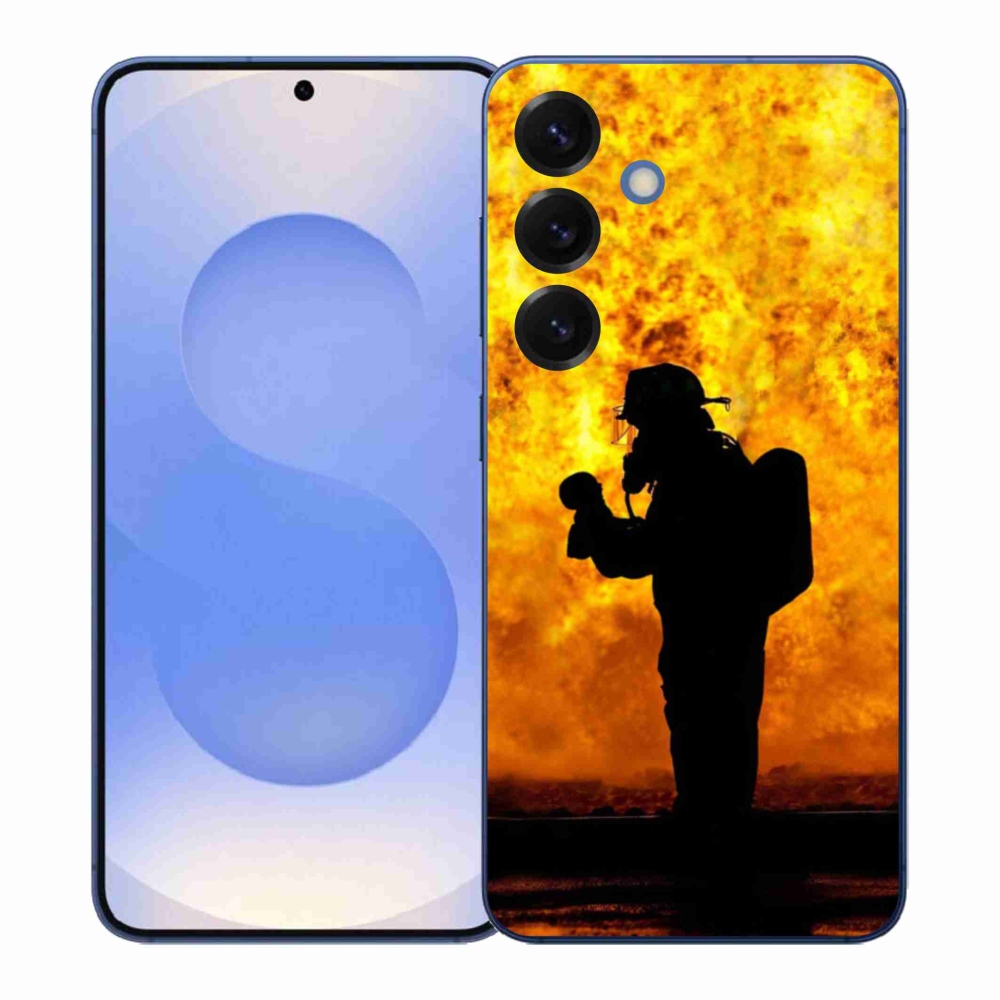 Gelový kryt mmCase na Samsung Galaxy S26+ - hasič