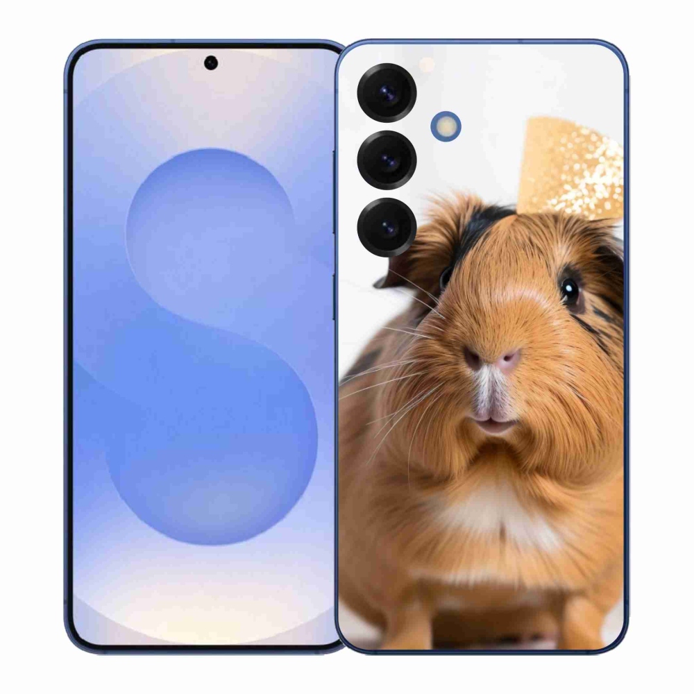 Gelový kryt mmCase na Samsung Galaxy S26+ - hnědé morče