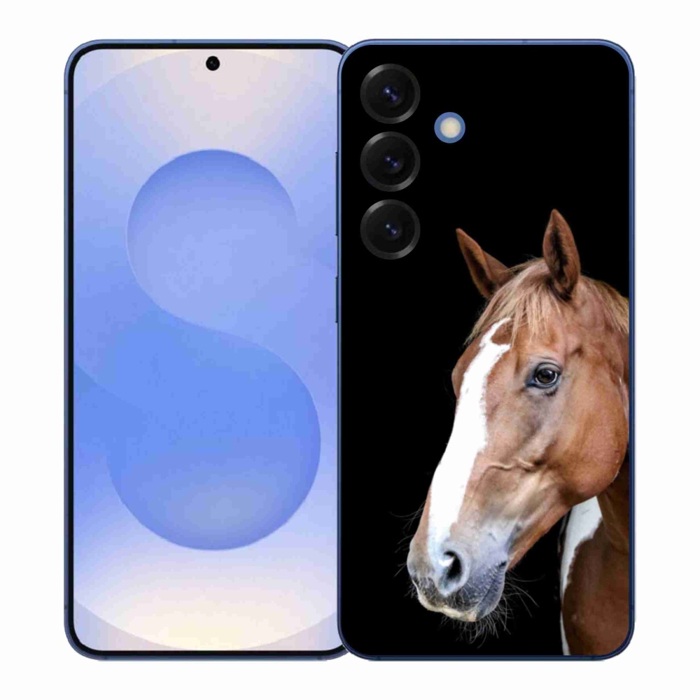 Gelový kryt mmCase na Samsung Galaxy S26+ - hnědý kůň 3