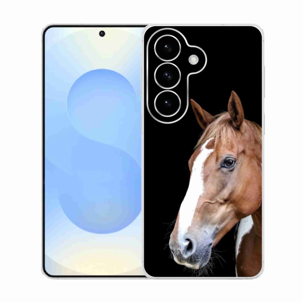 Gelový kryt mmCase na Samsung Galaxy S26  - hnědý kůň 3