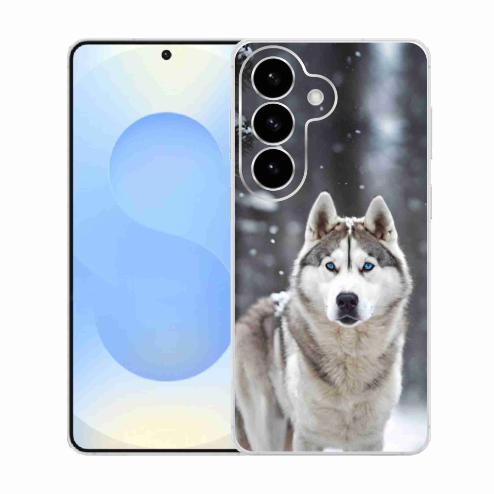 Gelový kryt mmCase na Samsung Galaxy S26  - husky 2
