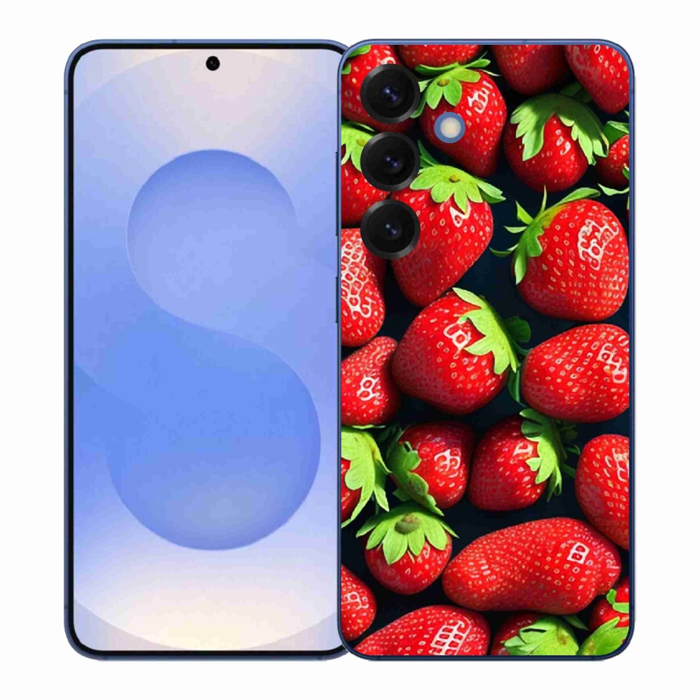 Gelový kryt mmCase na Samsung Galaxy S26+ - jahody