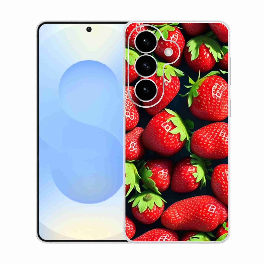 Gelový kryt mmCase na Samsung Galaxy S26  - jahody