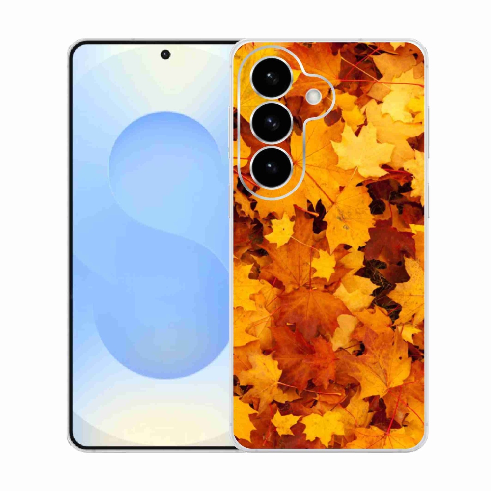 Gelový kryt mmCase na Samsung Galaxy S26  - javorové listy