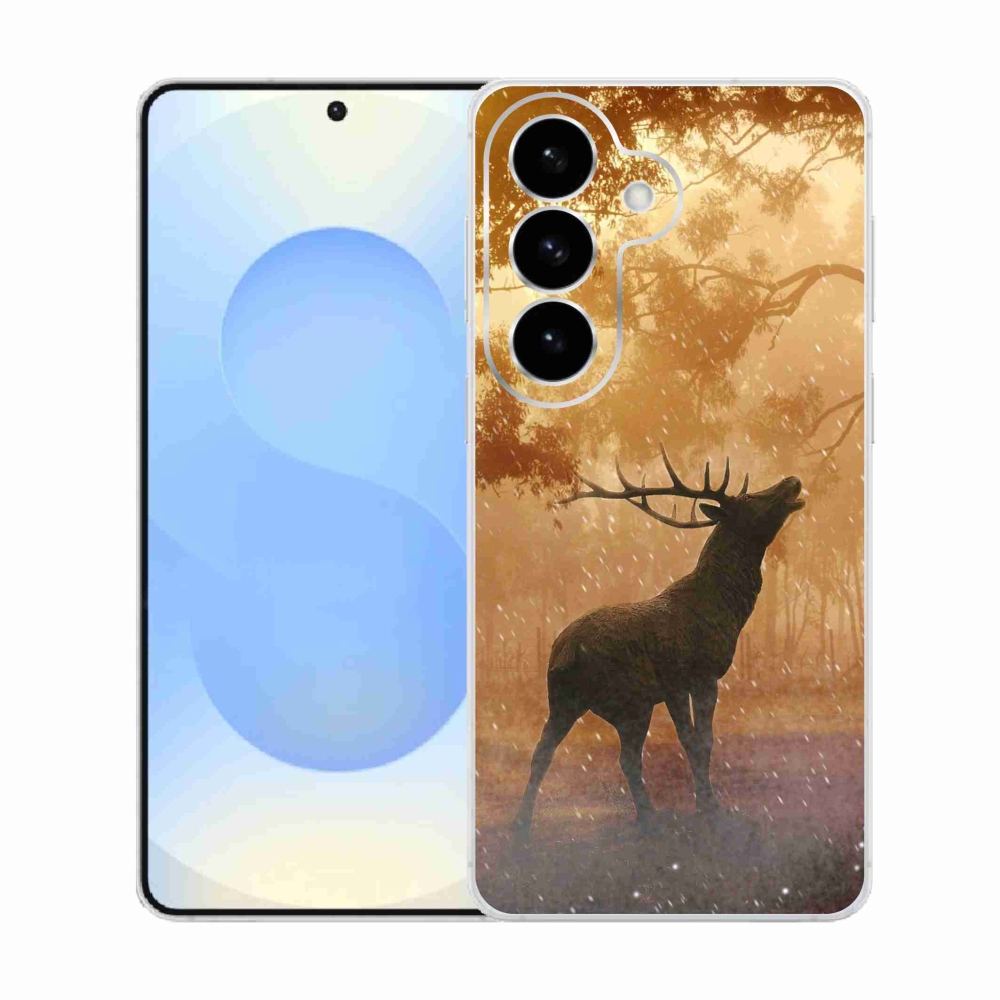 Gelový kryt mmCase na Samsung Galaxy S26  - jelen v říji