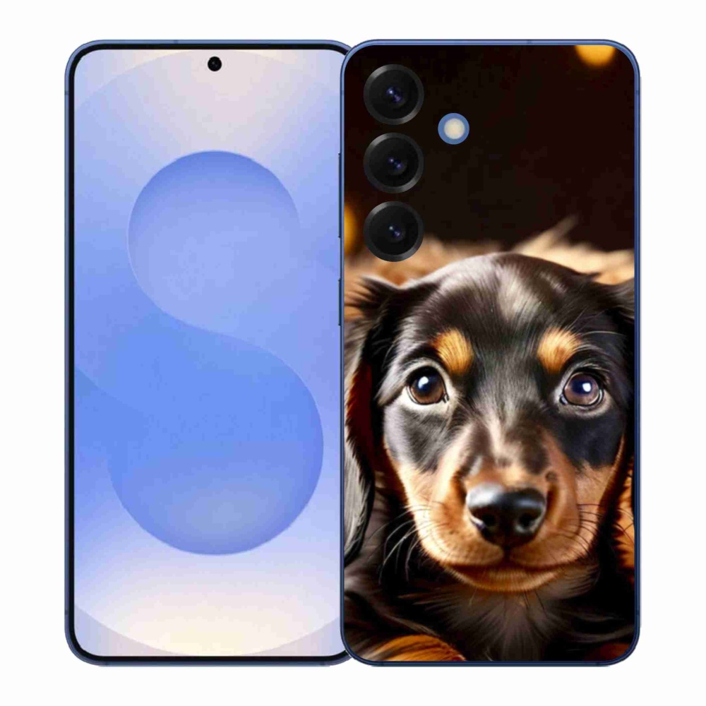 Gelový kryt mmCase na Samsung Galaxy S26+ - jezevčík