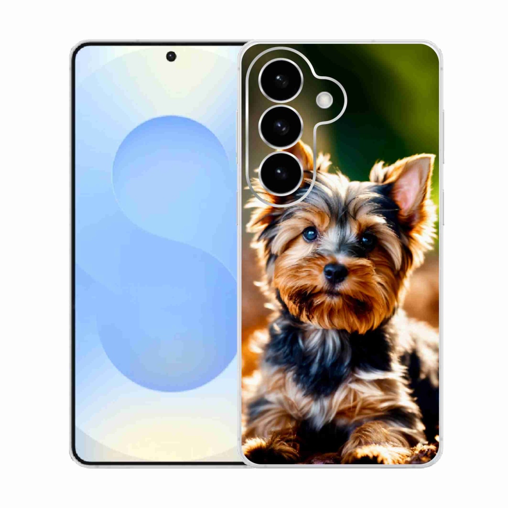 Gelový kryt mmCase na Samsung Galaxy S26  - jorkšír 10