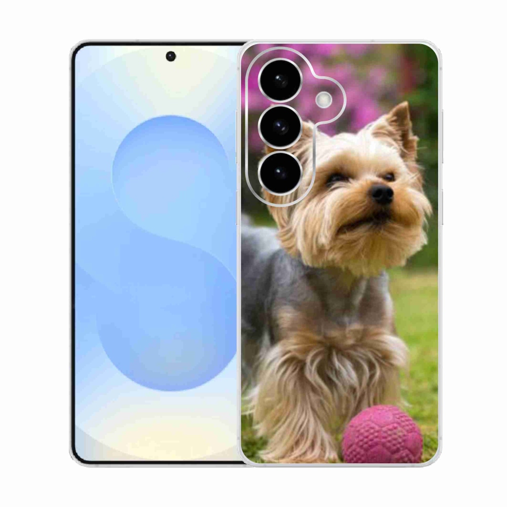 Gelový kryt mmCase na Samsung Galaxy S26  - jorkšír 4