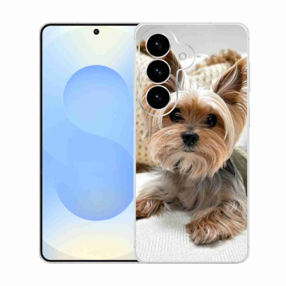 Gelový kryt mmCase na Samsung Galaxy S26  - jorkšír 5