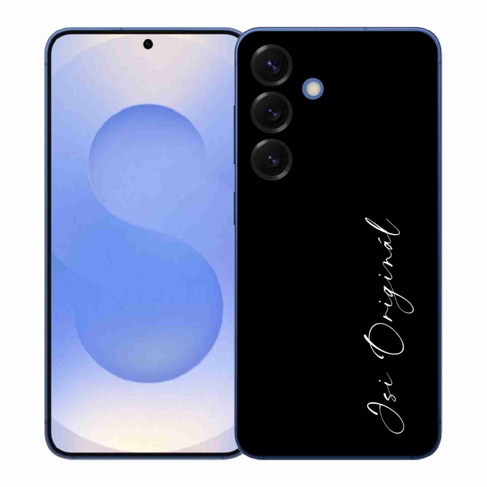 Gelový kryt mmCase na Samsung Galaxy S26+ - jsi originál černé pozadí