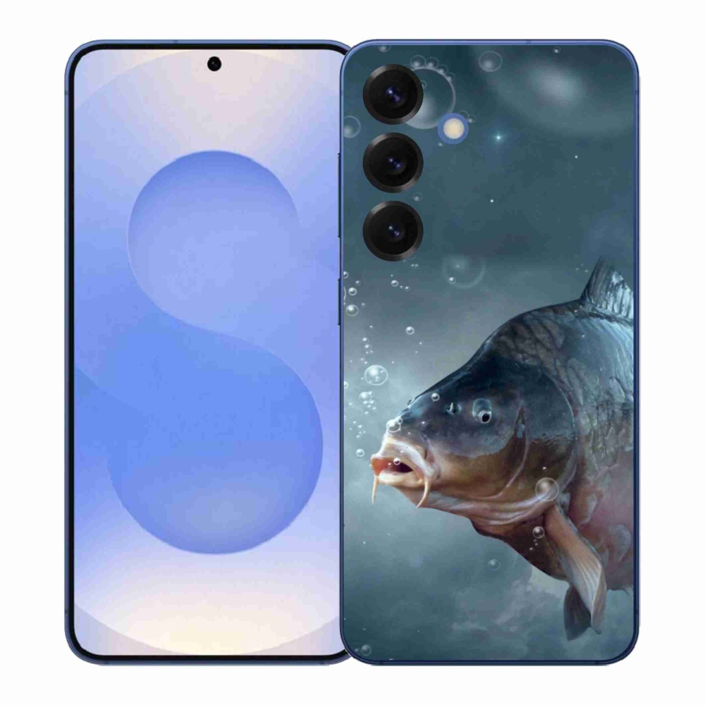 Gelový kryt mmCase na Samsung Galaxy S26+ - kapr a bublinky