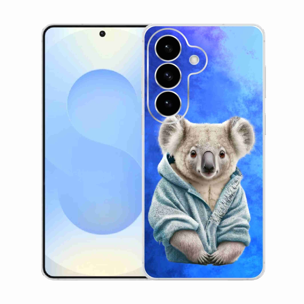 Gelový kryt mmCase na Samsung Galaxy S26  - koala ve svetru