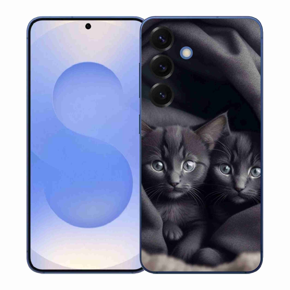 Gelový kryt mmCase na Samsung Galaxy S26+ - kočičí duo