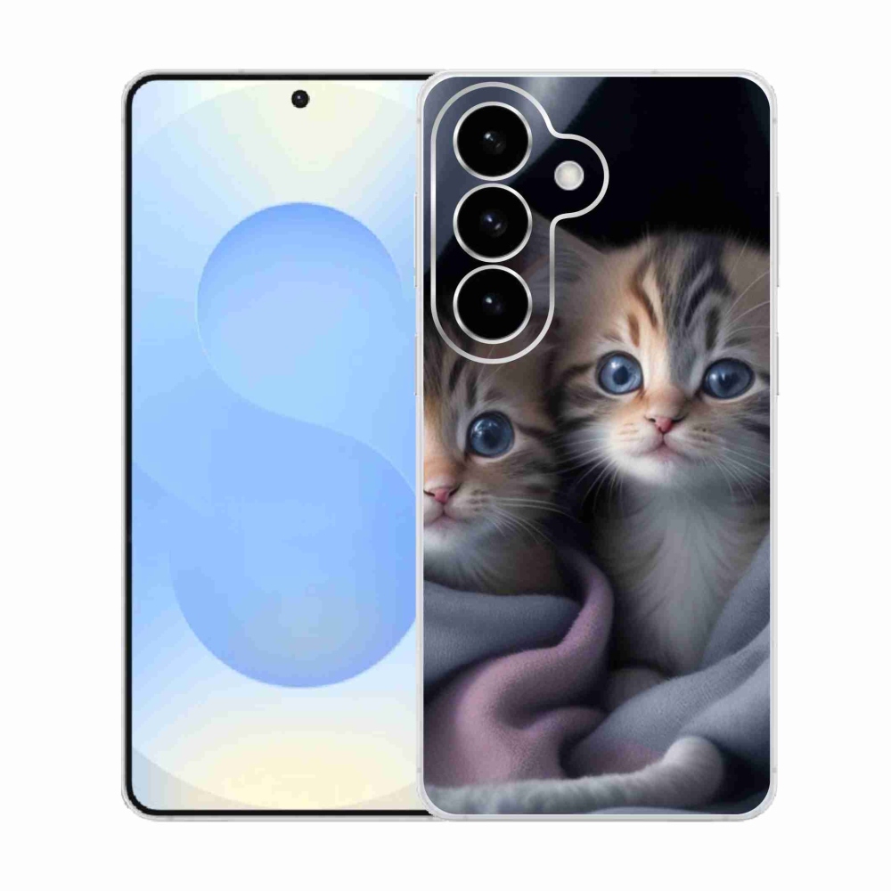 Gelový kryt mmCase na Samsung Galaxy S26  - kočičí duo 2